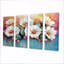 Beauté rose cactus blanc - Art mural floral cactus - Art mural traditionnel pour le salon-769837587-769837588
