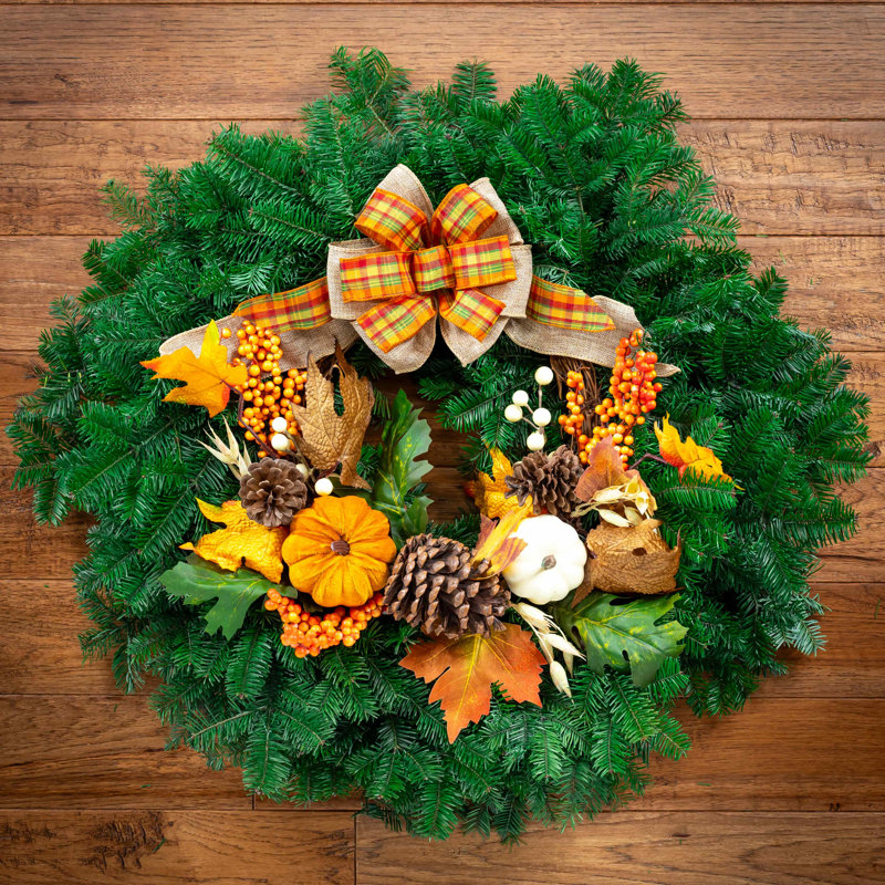 Amber Bounty Wreath