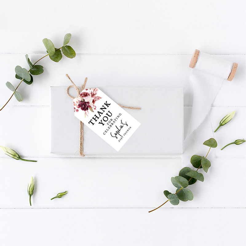 Étiquettes-cadeaux classiques personnalisées, Oui