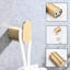 Nécessaire de salle de bain mural en acier inoxydable brossé, 4 pièces,