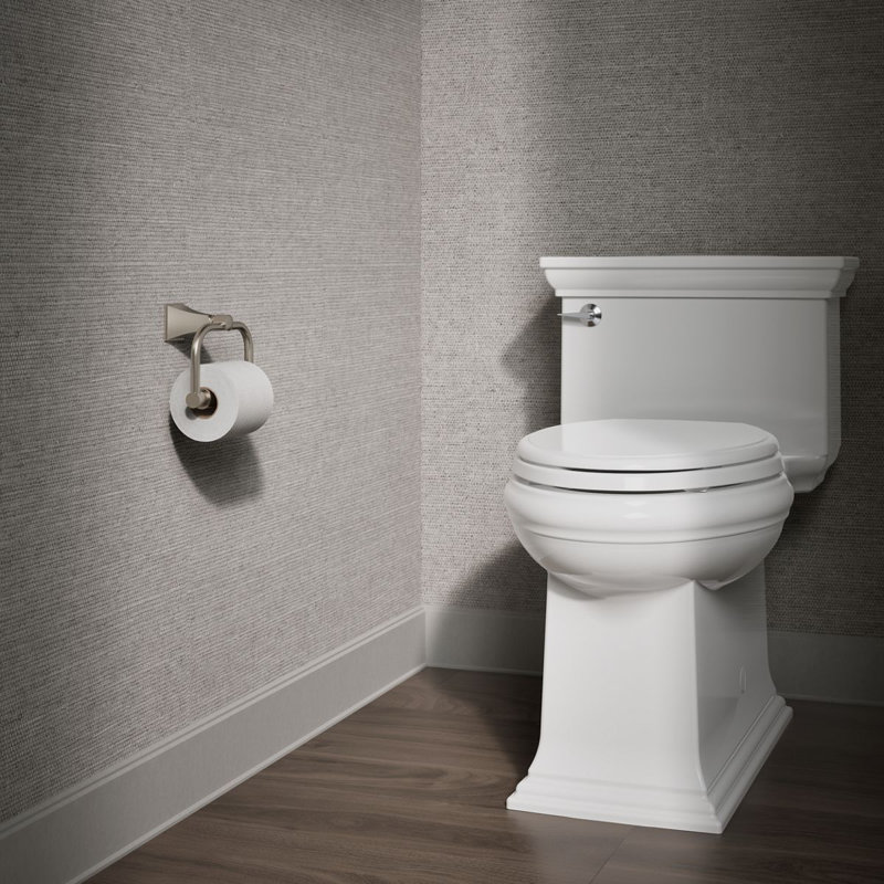 Porte-papier hygiénique mural Memoirs, Nickel brossé éclatant