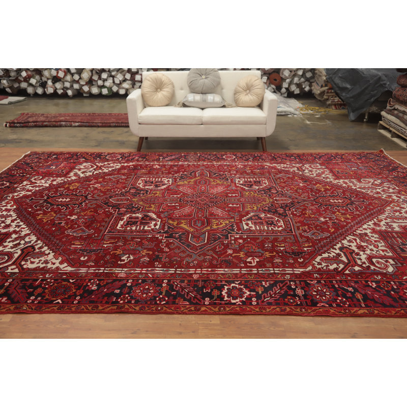 Tapis oriental rouge 10x13
