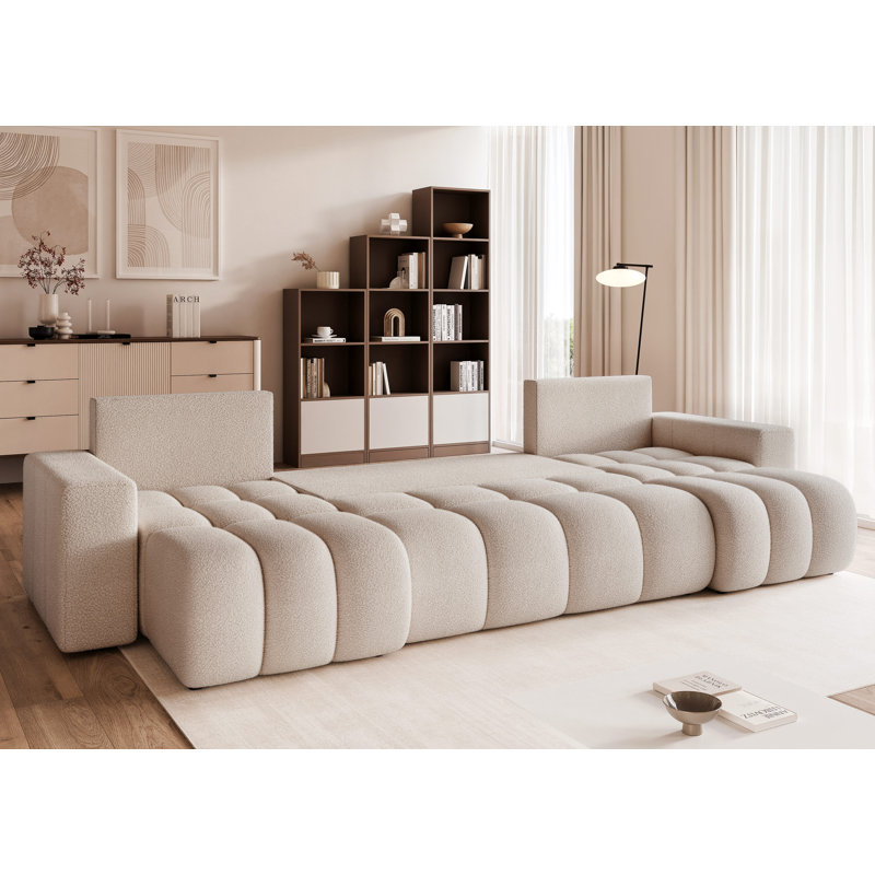 5 Seater Sofa Bed, Beige