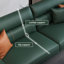 Causeuse-coussin standard en cuir véritable vert-1172979020
