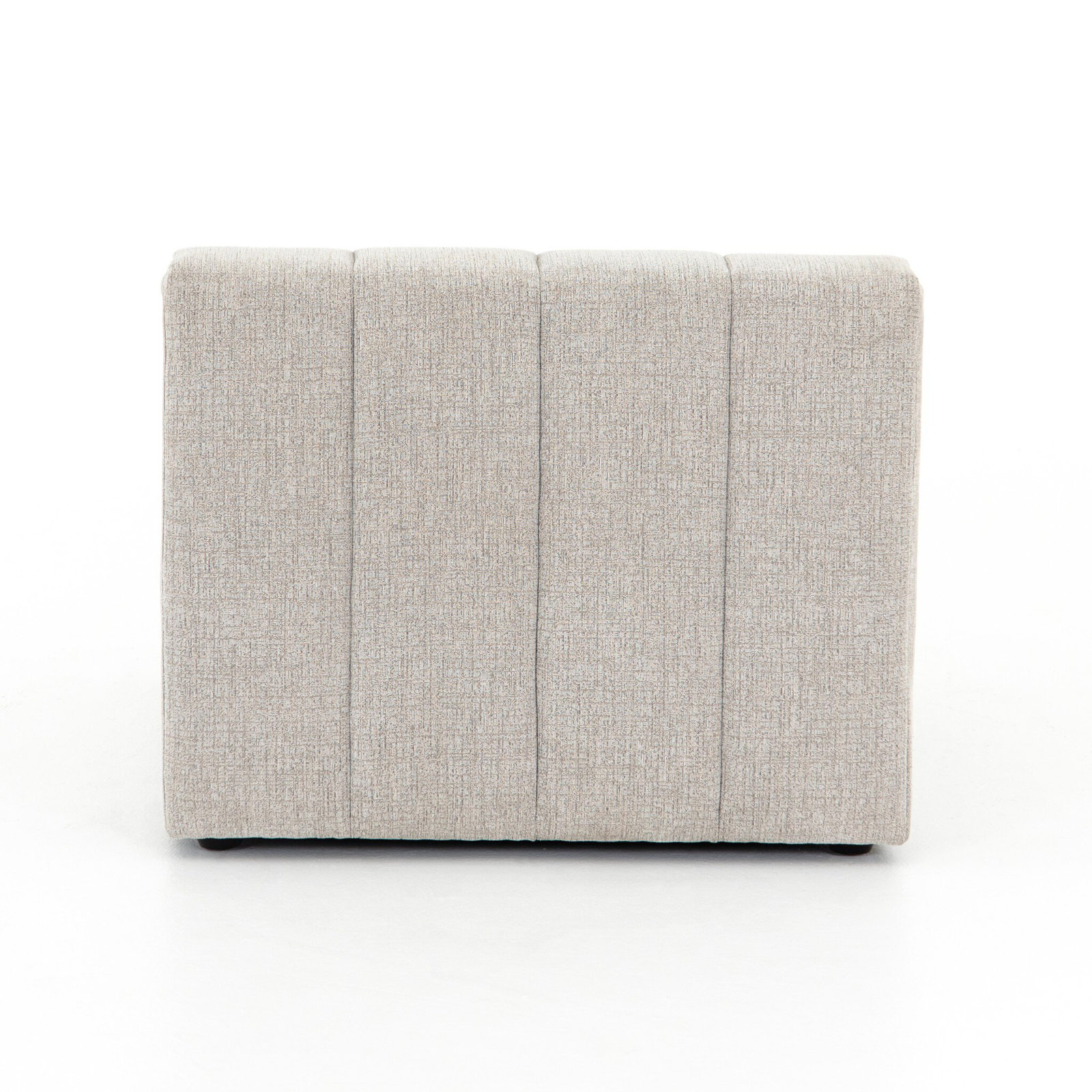 Bowry 35" Wide Symmetrical Modular Seating Component, Light Gray Napa Sandstone Polyester Blend