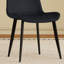 Chaises de salle à manger, chaises de maison de conception moderne, chaises de salle à manger en métal et cuir PU pour la salle à manger de cuisine-1815362504
