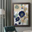 «Blue Poppy Cascade II», reproduction d'art sur toile-1092584010
