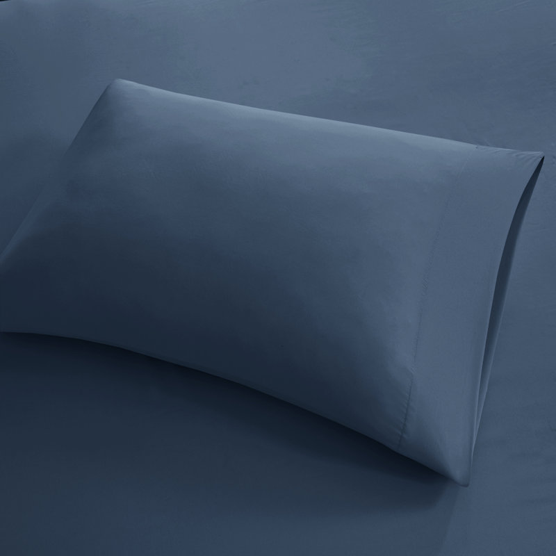 Smart All Season Microfiber Sheet Set, California King, Aqua