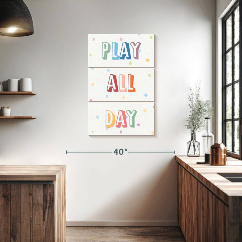 Enseigne Ashelle Play All Day, H 38 po x l 24 po