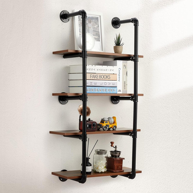 76cm W Metal Wall Mounted Shelving Unit