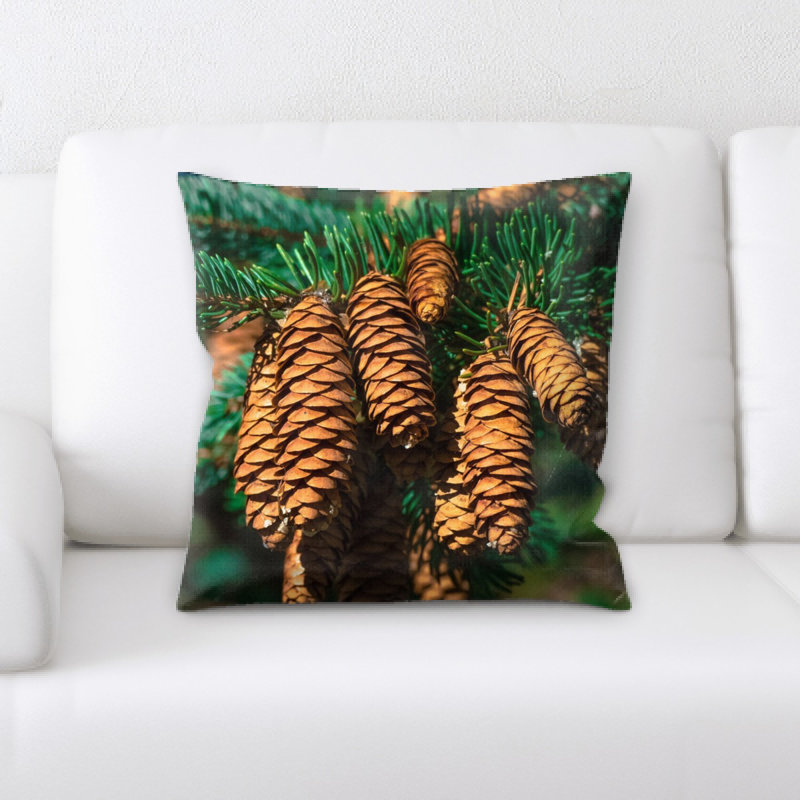 Coussin décoratif arbre sapin