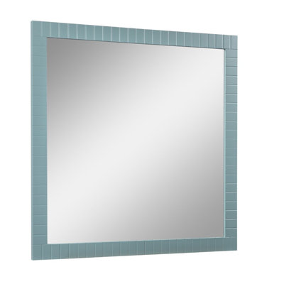 Kamien Solid Wood Square Wall Mirror