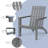 Tirmen Acacia Outdoor Adirondack Chair-983799479