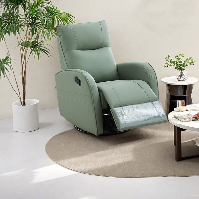 Minimalist and ergonomic lounge chair, Green