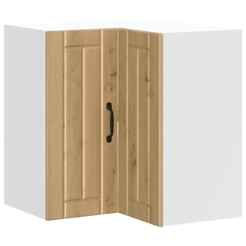 Kitchen Wall Corner Cabinet Lucca Engineered Wood, Artisan Oak