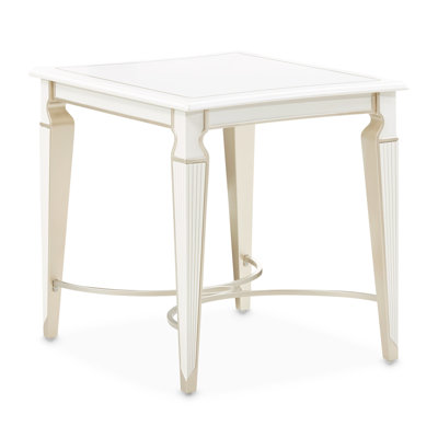 La Marisia End Table - Creamy Pearl