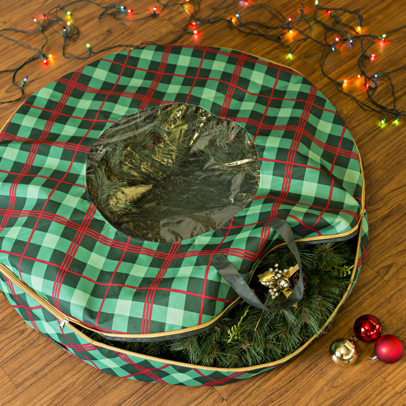 Rangement pour couronne de Noël