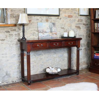 Deaysha 120cm Solid Wood Console Table