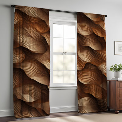 Laforge Semi Sheer Curtain Pair