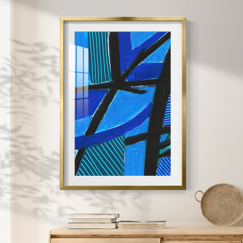 InvolvedBluesII-Framed Print, 25.5" H x 17.5" W