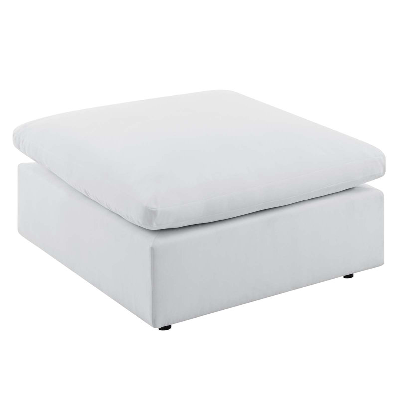 Canapé modulaire d'extérieur pour patio 4 pièces Commix, Blanc
