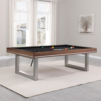 Table de billard en bois massif avec plateau de salle à manger Harmony