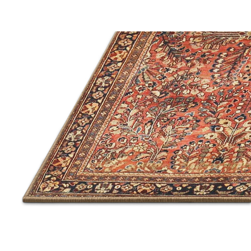Tapis oriental rouge / brun / beige, Rectangle 8 pi x 12 pi