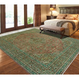 Herry One-of-a-Kind 9'8" X 13'5" 1980s Wool Area Rug Brown