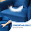 Velvet Upholstered Swivel Accent Chair with Cushion-359376560