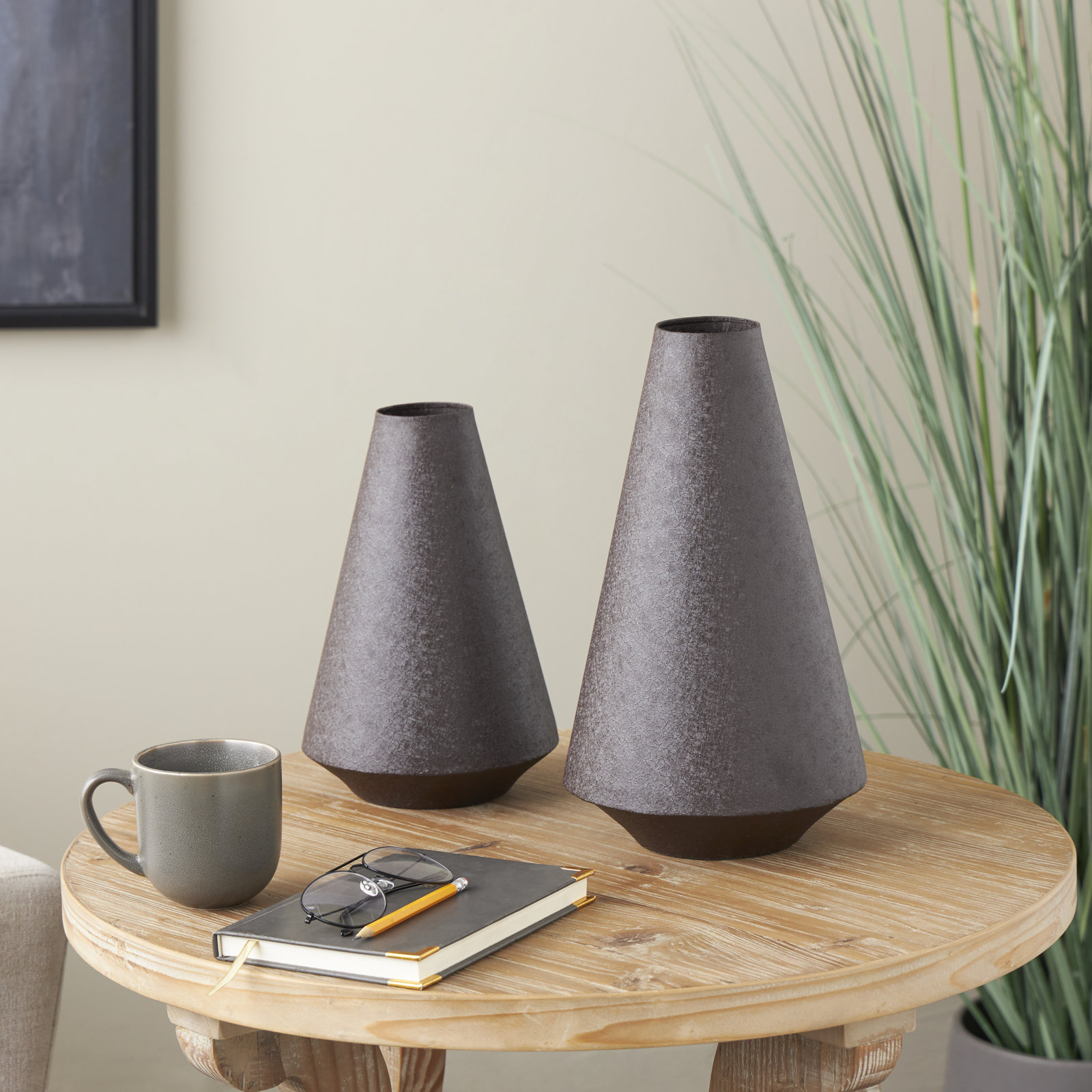 13.5'' Metal Table Vase