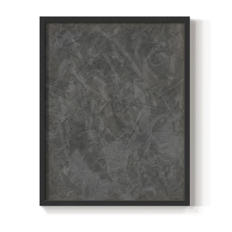 Impression encadrée Dark Intrigue II - bois massif, H 30 po x l 24 po, Cadre noir
