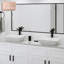 Karran Valera Lavabo de salle de bain vasque carré en porcelaine vitreuse