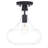 Sanor Glass Semi Flush Mount-193804471