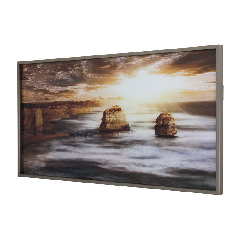 « ethereal peace »-reproduction de photo encadrée sur verre