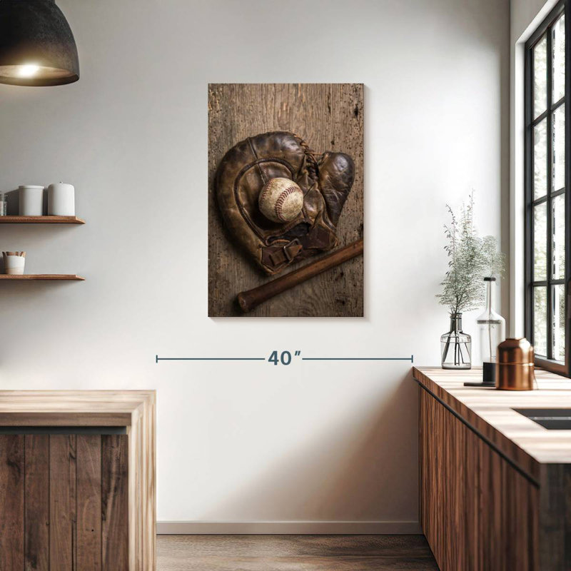 Sireci Rustic Baseball, 36" H x 24" W