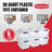 Rubbermaid Cleverstore Clear Storage Bins with Lids-101700735
