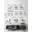 Urban Houseplants by Parvez Taj - 3 Piece Single Picture Frame Painting Set-1796603568