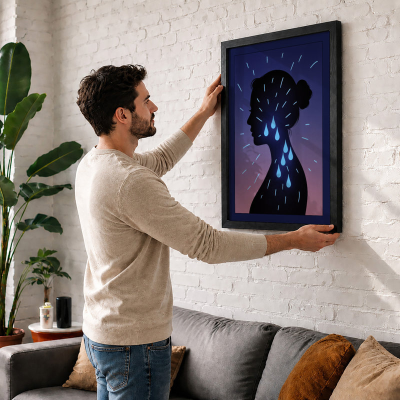 Inner Light Modern - Framed Print, A3 - 42.0 x 29.7 cm, Unframed