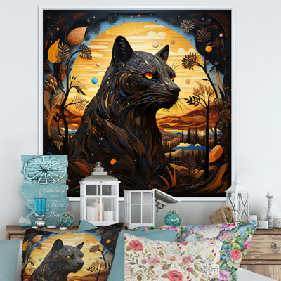 Clair de lune majestueux panthère noire I
