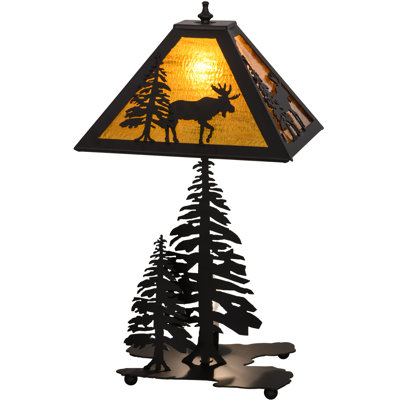 Rustic Lodge Novelty Lamp