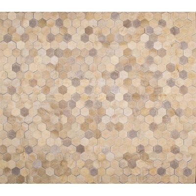 Angulo Cowhide Geometric Area Rug