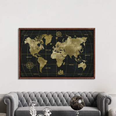 Golden World by Nan - Painting on Canvas