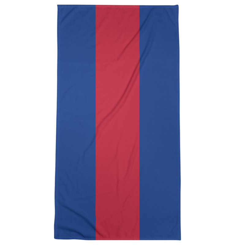Beach Towel, Blue/Red