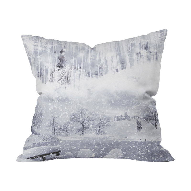 Coussin décoratif extérieur snow, 18 po x 18 po