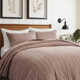 100% Cotton Box Stitch Quilt Set