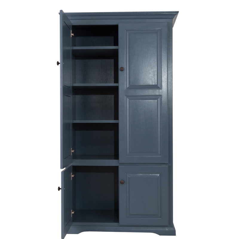 Severa 71.5'' Kitchen Pantry, Smoky Blue
