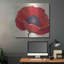 Luxe métal Art «Red Poppy I» par Tim O'Toole, métal