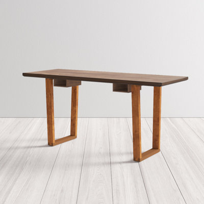Abirad Solid Wood Top Writing Desk
