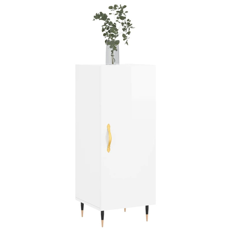 Kortney 34.5cm Sideboard, High gloss white