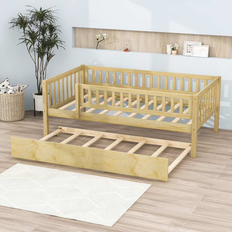 Lit de jour avec couchette Idonna, Naturel, Simple